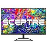 Sceptre 32-inch 4K UHD 3840 x 2160 Monitor DisplayPort x2 HDMI x2 99% sRGB Build-in Speakers, Machine Black 2026 (U325W-UPT Series)