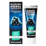 Brush Buddies Herbal Toothpaste with Activated Charcoal, Whitening Toothpaste, Charcoal Toothpaste for Whitening Teeth - Cool Mint