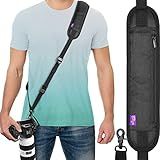 Altura Photo Camera Strap with Quick Release and Safety Tether - Adjustable Neck Strap for Photographers - DSLR, Mirrorless Crossbody Shoulder Sling for Canon Nikon Sony Cameras