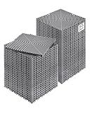 VEVOR Interlocking Drainage Mat, 12” x 12” Modular Interlocking Cushion, 55 Pcs Splicing Drainage Mats, Non-Slip PP Drainage Floor Tile and Shower Mat, for Garage, Garden, Kitchen & Outdoor, Gray