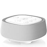 Rechargeable White Noise Machine with 28 Smoothing Sounds, Portable Sound Machine for Baby Kids Adult Sleeping, Auto-Off Timer, 32 levles of Volume Noise Machine Therapy for Home, Office, Travel