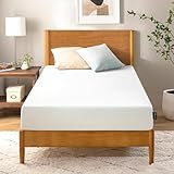 Zinus 6 Inch Twin Green Tea Memory Foam Mattress [New Version], Fiberglass Free, Medium Firm Feel, Zoned Pressure Relief, Certified Safe Foams & Fabric, Mattress in A Box