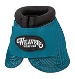Weaver Leather Ballistic No-Turn Bell Boots, Turquoise, Medium