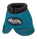 Weaver Leather Ballistic No-Turn Bell Boots, Turquoise, Medium