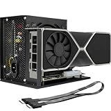 PCIe 4.0 x4 64Gbps Compatible eGPU DOCK, with OCuLink SFF-8612 8311 to PCIe x16 and SFF-8611 Male Cable, Enclosure supports Standard ATX Power and External Graphics Cards GPU for Laptop Mini PC