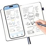 Digital Pen Writing Set - Smart Pen for Note-Taking with Notebook, Real time Sync Digitizing for Paper Notes Meeting Convert to Text Storing Sharing Sync Pen with Notebook is Good Christmas Tech Gifts