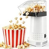 Hot Air Popcorn Popper, 1200W 4.5QT Popcorn Maker, Compact Popcorn Machine