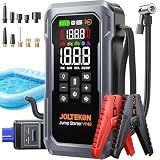 JOLTEKON 6000A 160PSI 9-in-1 Car Battery Jump Starter with Air Compressor & Air Blower (All Gas 12L Diesel), Battery Jumper Starter Portable Jump Box for Car Battery with 800LM Light/18W Fast Charge