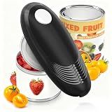Electric Can Opener, Food Safe Automatic Can Opener with Smooth Edge, Open Your Cans with A Simple Press of Button, Can Opener Electric Kitchen Gifts for Seniors and Arthritis