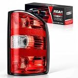 FOMIUZY Tail Lights Assembly Right Passenger Fit 07-13 Chevy Silverado 1500 2007 2008 2009 2010 2011 2012 2013 2014 Chevrolet 2500 3500 HD 2500HD 3500HD Rear Brake Back Taillight Cover Lens 25958482