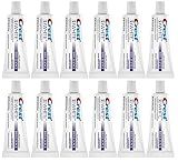 Crest 3D White Brilliance Toothpaste, Vibrant Peppermint, Travel Size, 0.85 oz (24g) - Pack of 12