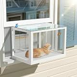 GDLF Cat Window Box, Mosquito Proof Cat Window Catio，Min Height 18"