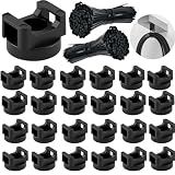 ZyCooom 225-Pc Magnetic Cable Ties Set,Magnetic Zip Tie Mounts & Cable Ties