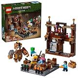 LEGO Minecraft Woodland Mansion Fighting Ring - Building Toy for Kids Age 10+ - Includes Steve, Garrett, & Henry Minecraft Figures, Plus a Chicken Jockey & More - Birthday Gift Idea for Fans - 21272