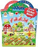 Benresive Reusable Sticker Book for Toddlers & Stickers for Kids, Toddler Travel Toys, Craft Activities, Boys & Girls Birthday Gifts