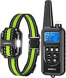 Dog Training Collar with 7 Training Modes, 4200Ft Remote Electronic Dog Shock Collar, Electric Shock Collar for Small Medium Large Dogs (Green)