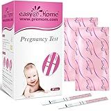 Easy@Home Pregnancy Test Strips Kit, 20 Pack Early Detection hCG Tests - Bulk Pregnancy Strips - Powered by Premom APP