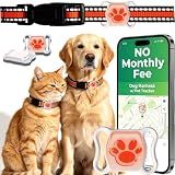 Pet GPS Tracker for Dogs & Cats, Smart GPS Collar with Real‑Time Tracking