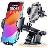 VANMASS Car Phone Holder 2026 Ultimate Military-Grade Strongest Suction & Clip Windshield Dashboard【Newest Best Strongest】Cell Phone Shower & Wall Mounts for iPhone 17 Pro Max 16 15 14 13 Android