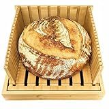 Bread Slicer for Sourdough Rounds & Homemade Bread, 10.5″ Adjustable Large Wide Capacity, Perfect for Artisan Loaves, Durable & Easy to Use – The Ideal Gift for Baking Enthusiasts