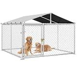 DWVO 7.5'x7.5' Outdoor Dog Enclosure with Roof