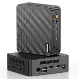 origimagic C3 Mini PC Intel Core i3 5005U, 8GB 1600MHz DDR3L RAM 512GB SSD, Dual HDMI, USB3.2 Type A, USB-C/WiFi/BT 5.0, Business Office Mini Computer, Installed 10 System(Cannot Upgraded)