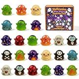 Muyiz 24 Pack Halloween Ghost Slow Rising Squishies Halloween Squishy Toys for Kids Boys Girls Halloween Party Favors Halloween Treat Bags Gifts