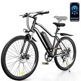 HopCycle Electric Bike 26" Tire with 1500W Peak Motor, Up to 80 Miles Range