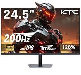 KTC 24.5 Inch Gaming Monitor, 180Hz OC 200Hz Monitor FHD, Fast IPS, H25T7