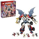 LEGO NINJAGO Zane's Ultra Combiner Mech Ninja Toy - Pretend Play 4-in-1 Building Toy Set for Kids, Boys and Girls, Ages 9+ - with 6 Minifigures - Gift Idea for Birthdays - 71834