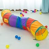 iCAGY Cat Tunnel Toys for Indoor Cats Kittens Rabbits, Pet Toy Play Tunnels