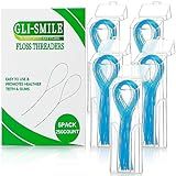 Floss Threaders, Orthodontic Threader, Ultraclean Access Tool for Maintaining Oral Health with Braces, Bridges, and Implants 250 Count