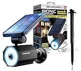 Bell+Howell Bionic Spotlight Motion Solar Spot Lights Outdoor Waterproof, Landscape Light, Outdoor Solar Yard Lighting Weather Resistant, Super Bright LED Lights, for Garden, Lawn As Seen On TV