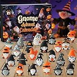 Gnome Advent Calendar 2025 Halloween,24 Day Halloween Countdown Calendar with 24 Collectible Gnome Gifts for Kids Boys Girls Toddlers Boo Basket Stuffers