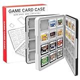 QUBAMG 3DS Game Case 48 Slot DS Game Holder Compatible With Nintendo New 3ds / New 3ds Xl / 3ds / 3ds Xl / Dsi / Dsi Xl / Ds / New 2ds /New 2ds Xl / 2ds/ 2ds Xl Catridge Portable Storage Box,Black