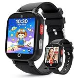 DXPICR 4G Kids Smart Watch with GPS Tracker, Video & Voice Call, SOS, WiFi, IP68 Waterproof, AI Smart Features, Parental Control Phone Watch for Boys Girls Age 4-12(SIM Card Included)