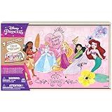 Spin Master Games, Disney Princess Puzzles, 7-Pack, Jigsaw Kids Puzzles, 12, 16, & 24 Pieces, Featuring Ariel, Tiana, Rapunzel, Pocahontas, Storage Tray, Easter Gift, for Ages 4 & Up