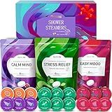 Shower Steamers Aromatherapy - 18 Pack Shower Bombs Natural Organic Essential Oils, Christmas Gifts for Women, Self Care Relaxation Gifts for Mom Wife Her Grandma Sister