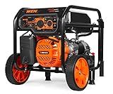 WEN 5600-Watt Portable Generator, Electric Start, 224cc, Transfer-Switch and RV-Ready with CO Shutdown Sensor (GN5602X)