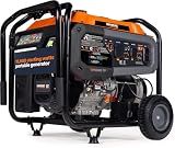 Generac 12,500 Starting Watt Tri-Fuel Portable Generator, Electric Start