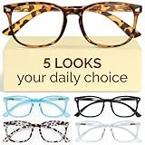 CCVOO Reading Glasses for Women, Eye glasses, Blue Light Readers for Women, Cheaters