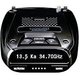 Uniden DFR7 Super Long Range Wide Band Laser/Radar Detector, Built-in GPS w/Mute Memory, Voice Alerts, Red Light & Speed Camera Alerts, OLED Display, Black