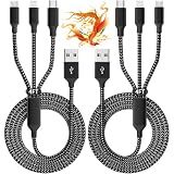 Travel Essentials Multi Charging Cable, USB Cable Universal Charger, 2Pc4FT