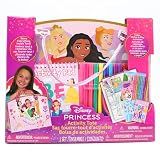 Disney Princess Activity Tote – Ultimate Princess Adventure Bag with Coloring Books, Stickers, Crayons & Games – Travel-Friendly Art Set for Girls Ages 3+ – Great Gift for Creative Play