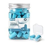 Lenicany 30Pair Soft Foam EarPlugs, 32dB Disposable Sound Blocking Noise Cancelling Ear Plugs for Sleeping/Concerts Loud Music/Shooting Guns/Work Construction, Hearing Safety Protection (Blue)