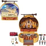 Polly Pocket Collector Playset, Harry Potter Compact with 5 Character Dolls & 11 Accessories, Hogwarts Exterior