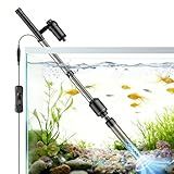 AKKEE Aquarium Vacuum Gravel Cleaner, 18W Electric Fish Tank Cleaner Vacuum, 6 in 1 Multifunctional Aquarium Cleaner for Automatic Water Change, Wash Sand, Water Circulation and Timed Off