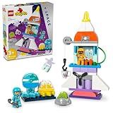 LEGO DUPLO 3 in 1 Space Shuttle Adventure Toddler Building Toys - Space Toys for Boys & Girls, Ages 3+ Years - Gift for Christmas - Learning & Pretend Play Activity - 10422