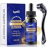 5% Minoxidil Hair Growth Serum for Men Women, with Rosemary &Biotin, Hair Loss Treatment Extract Support Thicker Fuller Healthier Hair Texture - 2 Fl Oz