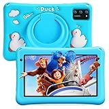 BISAIKASOW Kids Tablet 7 inch, Android 13, 8GB+64GB, Octa-Core Tablets, 5800mAh, Pre-Installed Kids Software, Parental Controls, with Drop Protection Case, WiFi Tablet, Dual Cameras